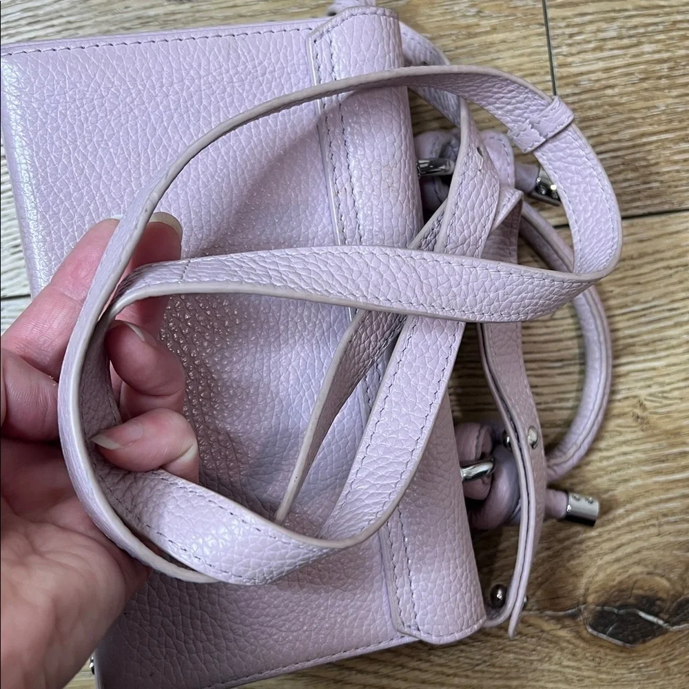 Behno Lavender Leather Mary Bag